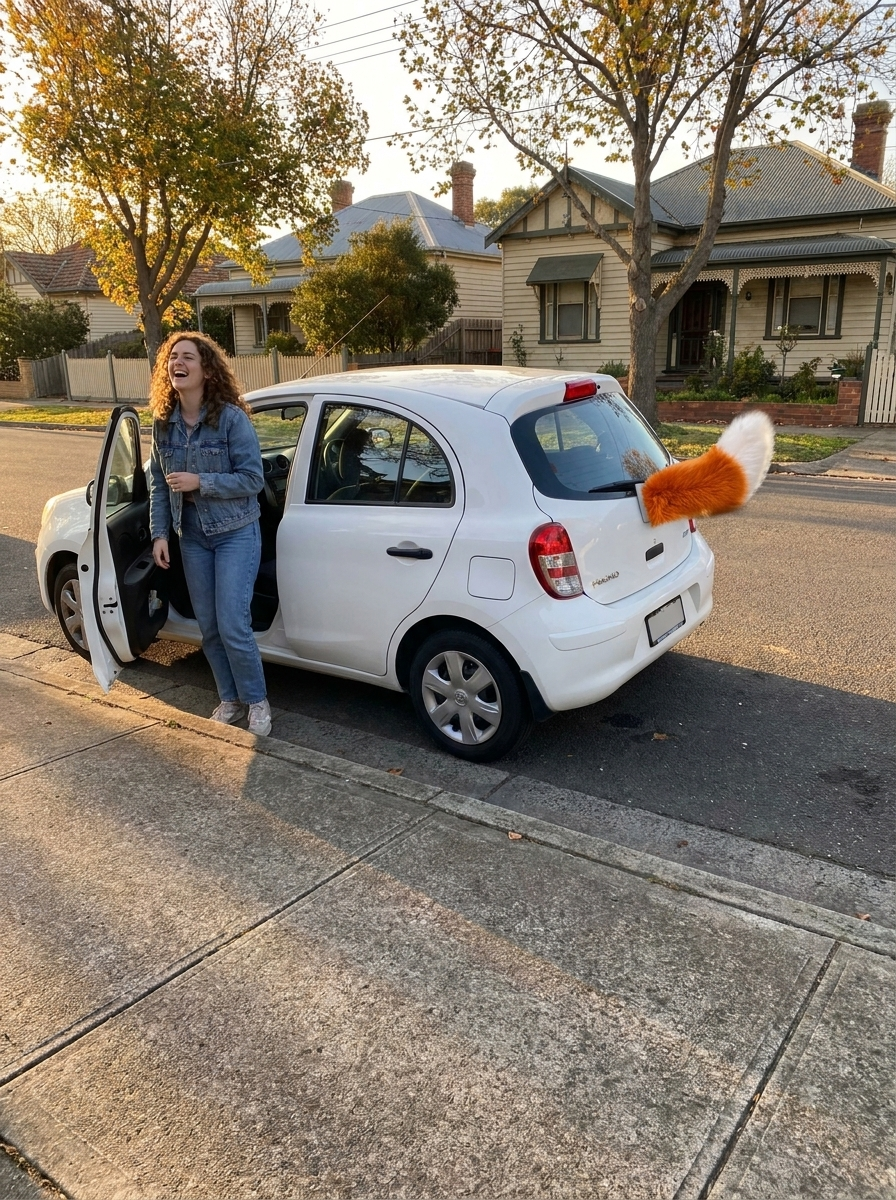 Remote Control Wagging Tail for Motorbikes, Scooters & Cars